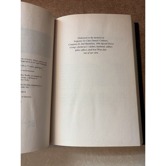 Star Wars Legacy of the Force Sacrifice By: Karen Traviss Hard Cover Book - Picture 5 of 11